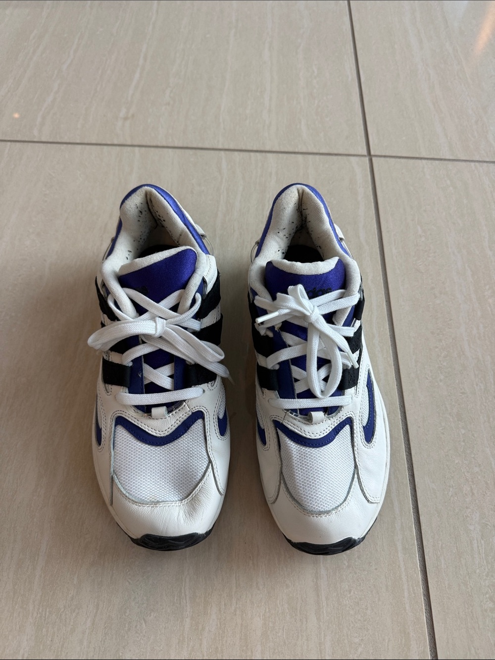 adidas adipreme White, Blue & Black Sneakers